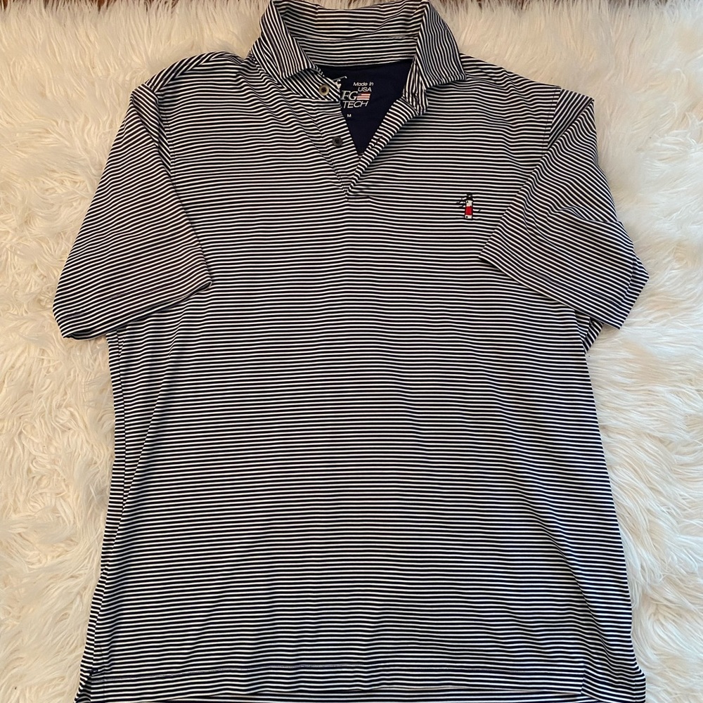 Sankaty Head Golf Club Fairway and Greene Stripe Tech Polo